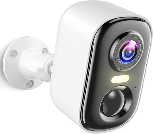 MISECU Security Cameras Wireless Outdoor, 2K Battery Powered WiFi Cameras for Home Security with AI Motion Detection, Color Night Vision, Siren Alarm, 2-Way Talk, IP66 Waterproof, Cloud/SD Storage
