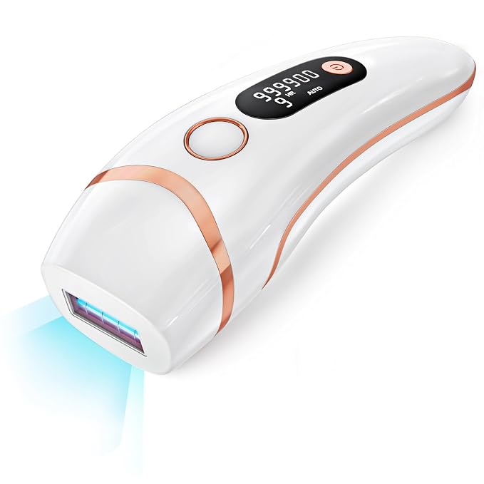 Laser Hair Removal for Women and Men, Ice Cooling 3-In-1 IPL Hair Removal Device, Safe At-home Long-lasting Hair Regrowth Reduction, Suitable for Face, Armpits, Bikini Line, Legs
