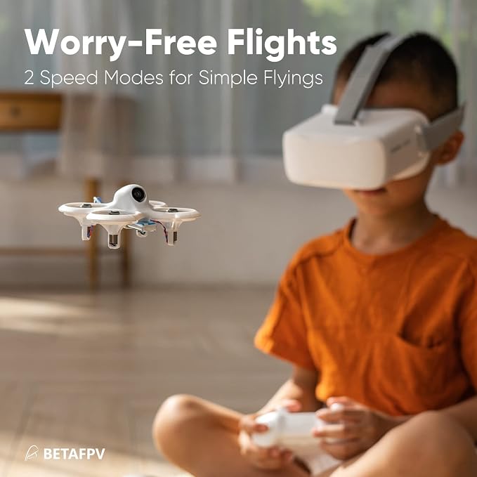 BETAFPV Cetus Lite FPV Drone Kit with Altitude Hold Self Protection Function 2 Speed Modes Support Simulator Ready to Fly Kit for FPV Beginners to Start Flying Indoor Outdoor- Frsky D8