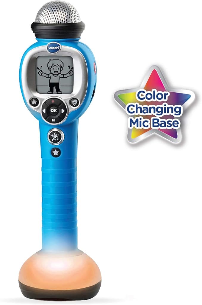 VTech Kidi Star Music Magic Microphone, Blue