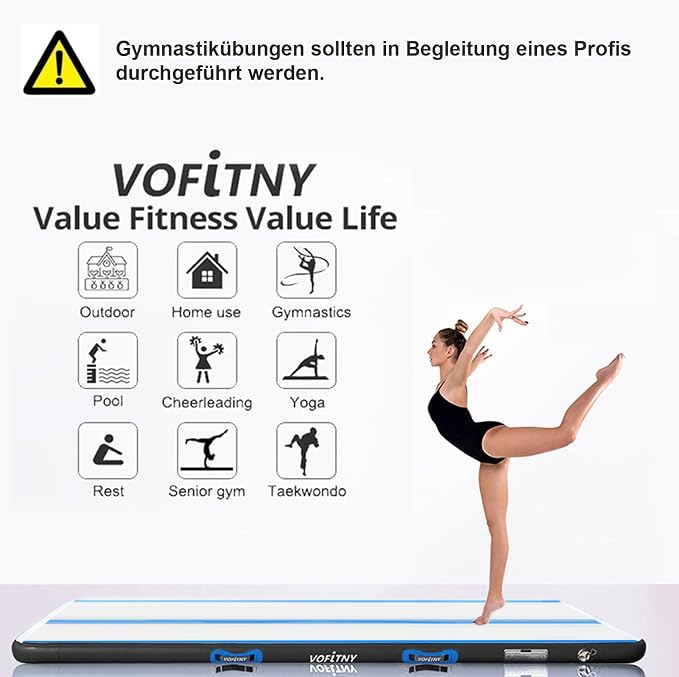 VOFiTNY Electric Air Pump for Inflatables 600W Air Mattress Pump,Portable Bed Pump for Gymnastics Mat Pool Toy Float Raft Airbed Quick Inflate/Deflate with 4 Nozzles 110-120V AC