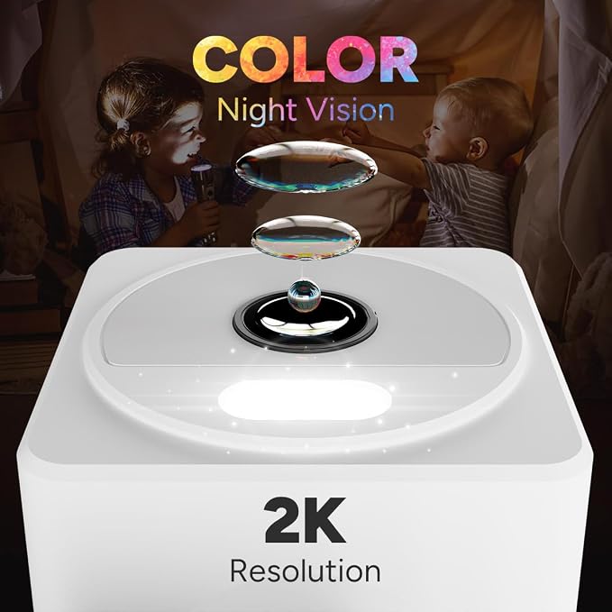 Lorex Connect 2K Indoor Wi-Fi Camera | New APP | Color Night Vision | Person & Face Recognition | Versatile Mounting | 2-Way Talk | 24/7 Recording | Privacy Mode | Local SD or Cloud Storage Option