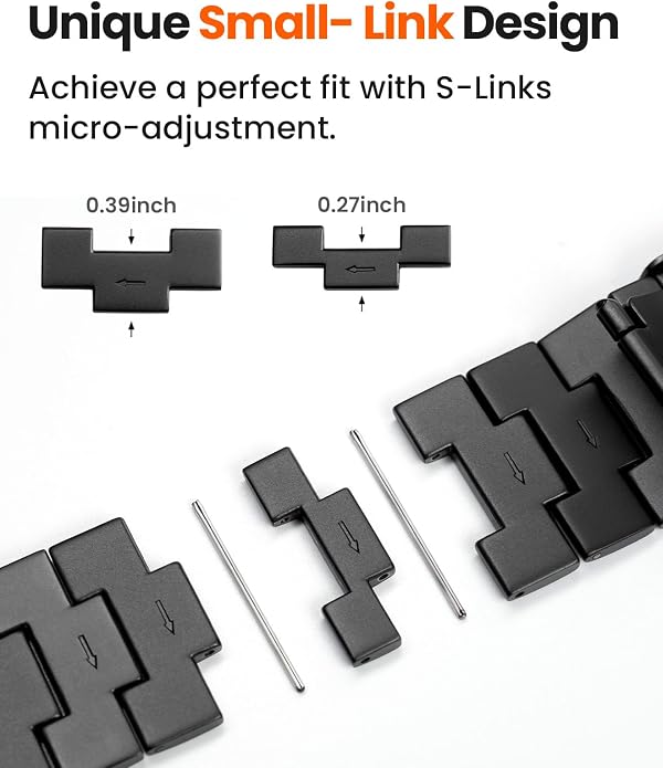Titanium Watch Band Compatible with Apple Watch Ultra 3 & Ultra 2 1 49mm - 26mm Wide-Body Metal Apple Watch Ultra Band with Scratch Resistant DLC Coating for men - CRNS01 Business Series
