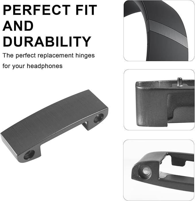 Studio Pro Replacement Headband & Hinge Replacement for Beats Studio Pro Headphone,Durable Parts Accessories Repair Kit Set(Black)