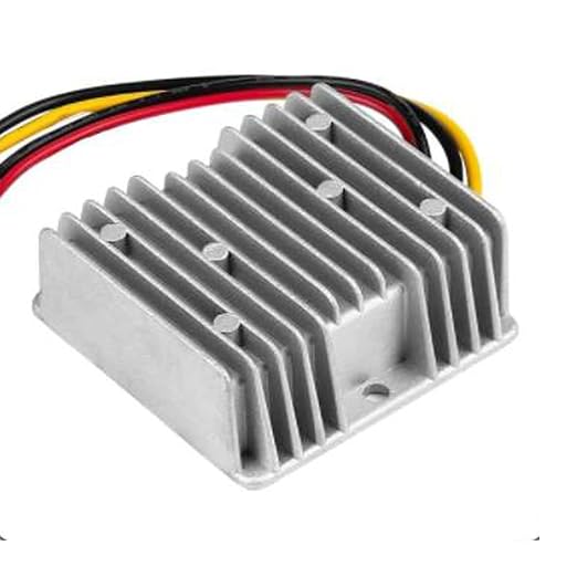 DC Voltage Reducer Converter DC 8V-40V to 12V 10A 120W Reducer Power Converter Waterproof Regulator Module Transformer for Golf Cart Club Car (8V-40V to 12V 10A Converter)