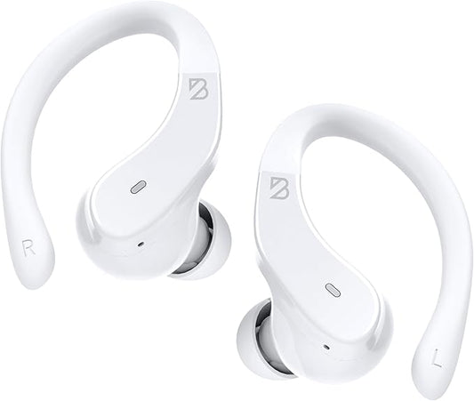 Back Bay Audio - Runner Wireless Earbuds for Running, Workout Wrap Around Earbuds Bluetooth Headphones for Sports, Around the Ear Wireless Bluetooth Running Headphones, Hook Over Earphones Earhooks