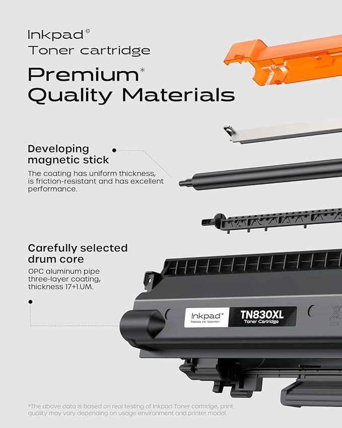 Compatible TN830XL Toner Cartridges Replacement for Brother TN830XL TN830 830 XL Toner Cartridge Compatible with Brother HL-L2460DW DCP-L2640DW HL-L2400D HL-L2405W MFC-L2820DW Printers (2 Black)