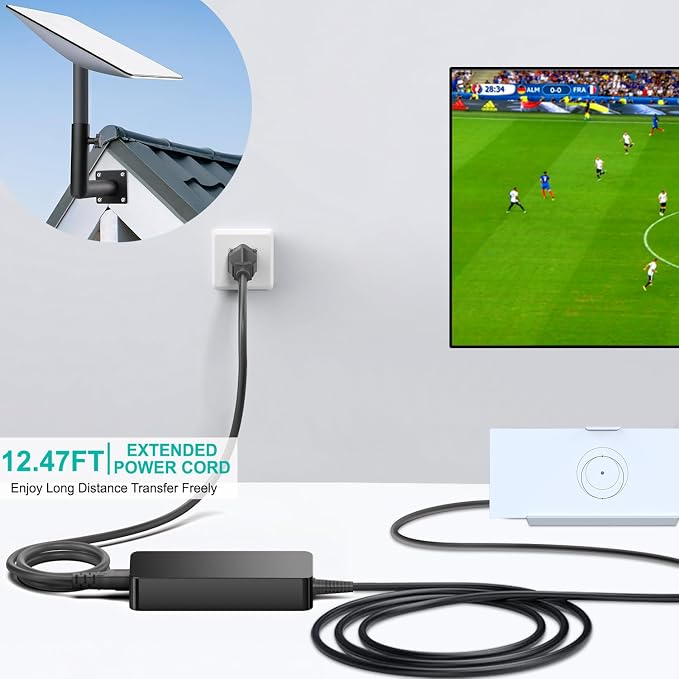 Starlink Gen 3 Power Supply UTP-232C HKY 195W AC Power Adapter for SpaceX Starlink Gen3 Standard Kit Router Satellite Dishes Replacement 57V 3.42A Starlink Power Supply with 4 Meter Cord Accessories