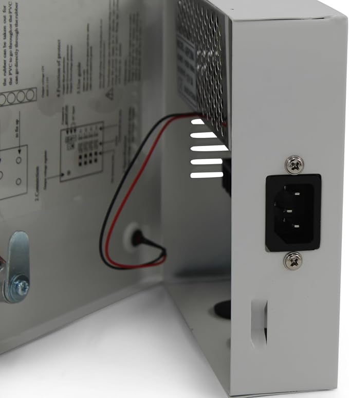 4 Channel/Port 5 AMPS, 12V DC Power Supply Box, Individually Fused for CCTV, LED, and All 12v DC Devices. Includes Screw Drivers & Extra fuses