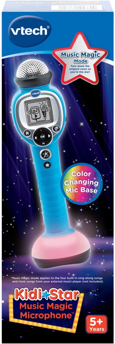 VTech Kidi Star Music Magic Microphone, Blue