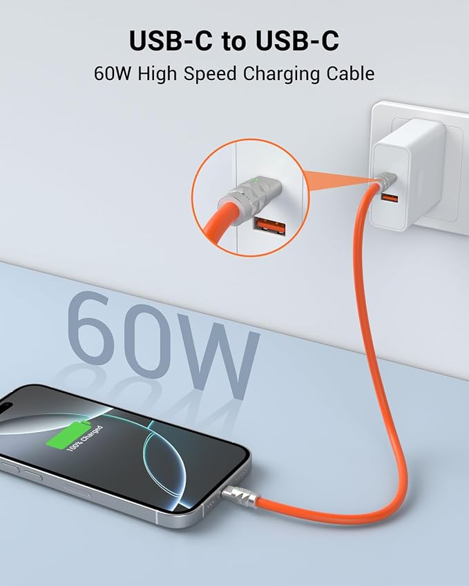 BLAVOR Solar Charger Power Bank, PD 18W Fast Charging 20000mAh Battery Pack+60W Fast Charging USB C to USB C Cable,