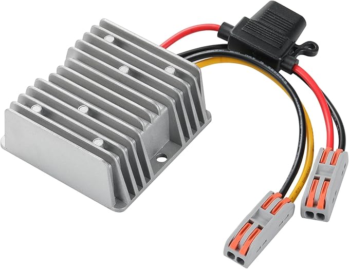 240W DC-DC Boost Converter 12V to 24V 10A Step Up Voltage Regulator - Waterproof Power Supply Module for Car Audio, Solar Panel,CCTV - Over-Current/Short-Circuit Protection