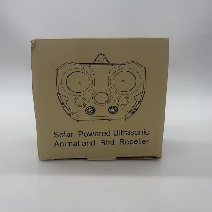 2026 Repellent Solar Powered, Waterproof Motion-Activated Deterrent Repel Deer Cat Dog Bird Rabbit Squirrels Raccoon Skunk Coyote with Flash Lights for Garden Yard Farm