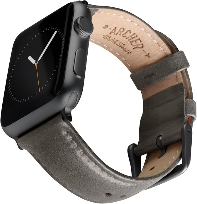 Archer Watch Straps - Top Grain Leather Watch Bands for Apple Watch