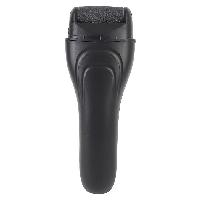 Electric Callus Remover Powerful Motor Electric Foot File Complete Accessories Cordless Use for Home Use (Black)