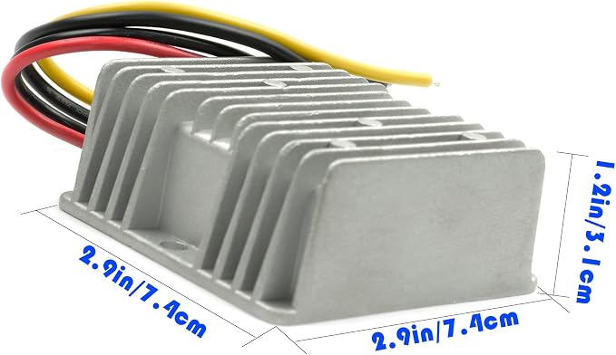 DC 12V-24V 15A 360W Voltage Booster, DC Boost Converter, Regulator Power Supply, Waterproof for Vehicle, Boat, Electric Bike