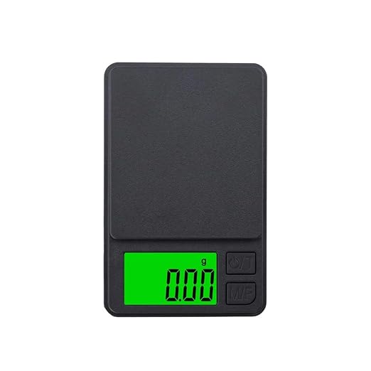 High Precision Luggage Scale - 4pcs Mini Digital Pocket Scale (200g/500g, 0.01g) with LCD Backlight, Portable Handheld Weighing Tool for Jewelry and Travel (Black 200g 0.01g)