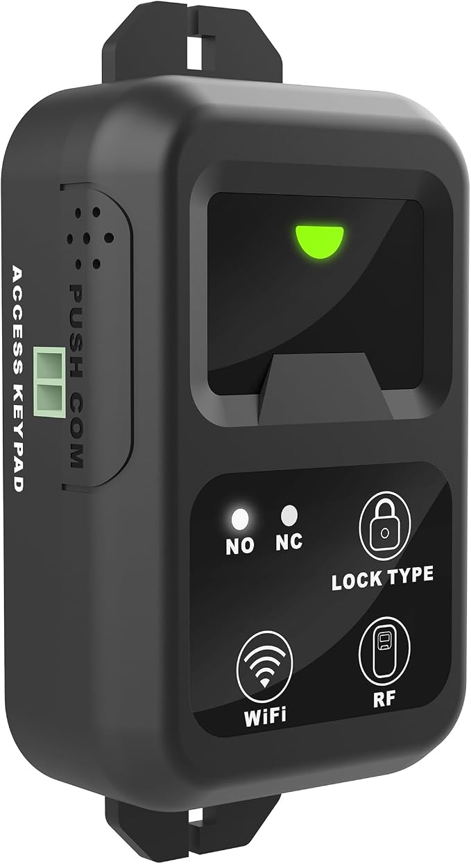 UHPPOTE 2.4GHz WiFi Wireless RF Remote Control Door Access Control System | Tuya App Access for Electric Strike Lock, Magnetic Lock