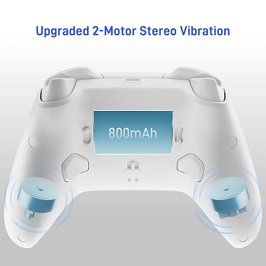FLYDIGI Direwolf 4 PC Controller Forceflex Joystick Forceswitch Micro & Linear Triggers Stereo Vibration 6-Axis Gyro 1000Hz Report Rate PC/NS/TV/Android