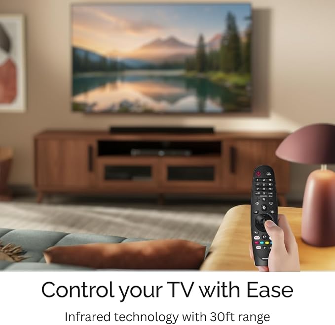 2 Pack AKB75855501 LG Magic Remote Control Replacement - Easy Setup, Voice Control, Shortcut Keys - Works with LG OLED, NanoCell, UHD, ThinQ & WebOS TV MR20GA MR21GA MR22GN MR23GN MR24GN