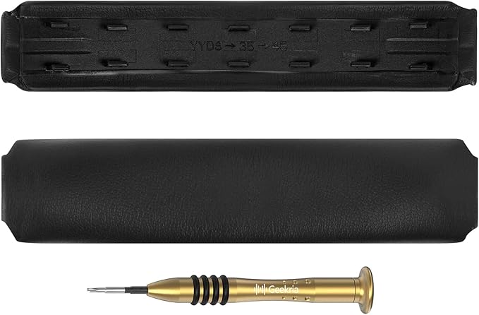 Geekria Headband Pad Compatible with Bose QC 45/ 35IIGaming/ 35II/ 35/ SE Headphones, Replacement Band Repair Part (Black)