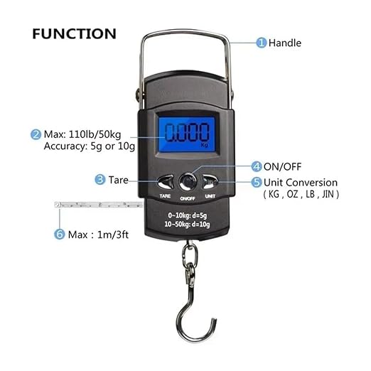 Hanging Scale Luggage Scales Digital Crane,Portable Hook LCD Backlight for Travel Courier