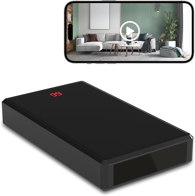 HiSpyCam Full HD 1080p WiFi Security Camera - Wireless Nanny Cam - Night Vision Indoor/Outdoor Use - Local/Cloud Storage