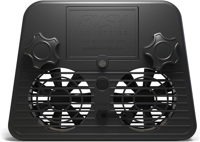 Push Industries 901.901 Vortex Kennel & Crate Fan Powered by 120V or Inc. Rechargable Battery - Multi Speed (Each)
