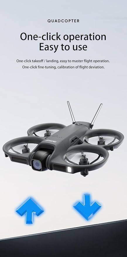 Drone with HD Camera & 4.3 Inch Screen Remote, 3-Sided Obstacle Avoidance, WiFi FPV Quadcopter Altitude Hold Headless Mode & One-Key Return, Mini Portable Drones for Beginners Adults (Black)