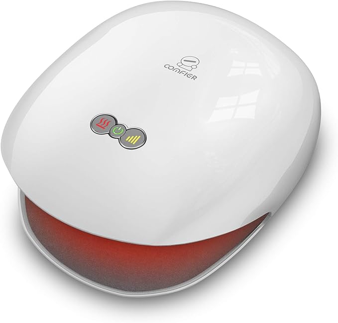COMFIER FSA Wireless Hand Massager with Heat,3 Levels Compression & Heating,Rechargeable Hand Massager Machine for Carpal Tunnel,【2026】 Gift for Men,Women，HSA