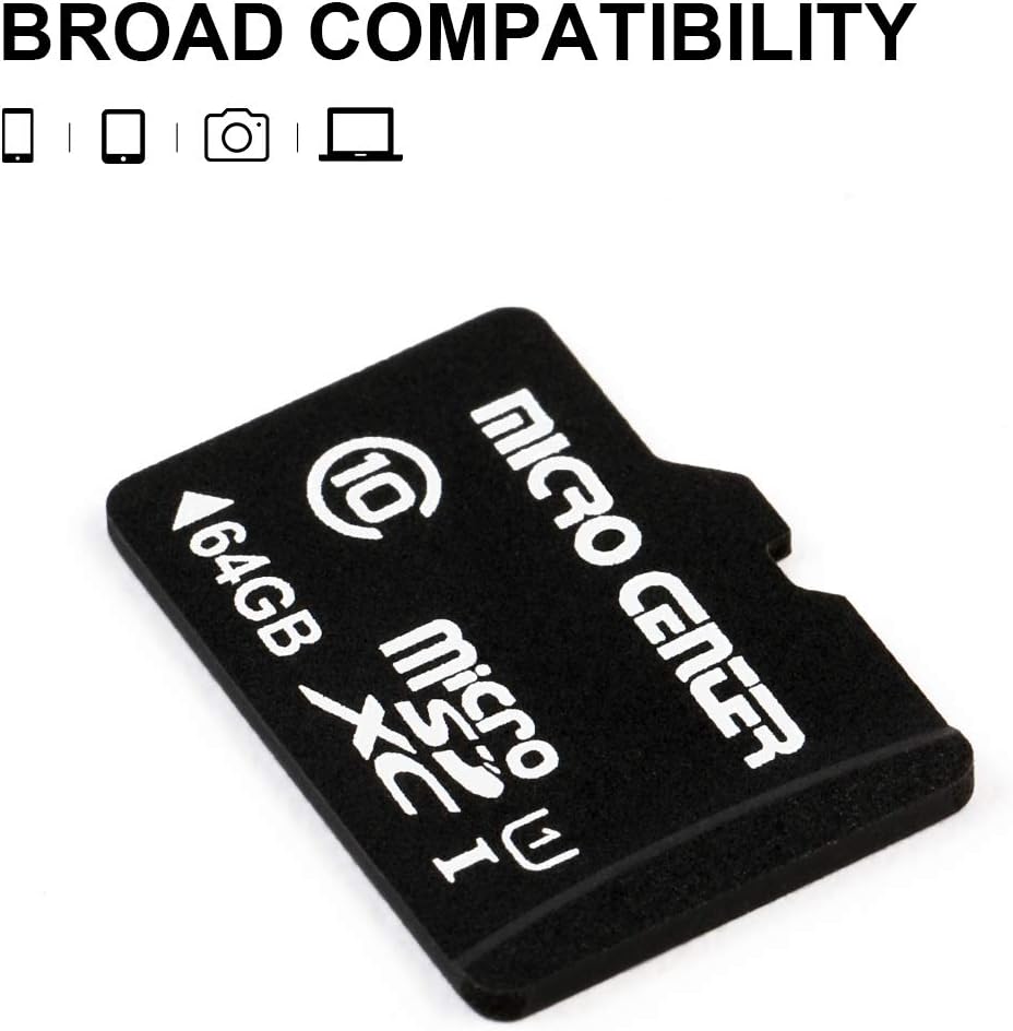 Micro Center 64GB Class 10 Micro SDXC Flash Memory Card - Thumbnail 2