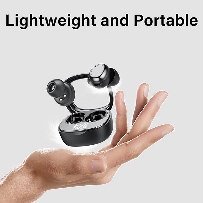 Wireless Earbuds, Hybrid ANC 40dB Noise Cancelling Headphones, 45H Playtime, Bluetooth 5.4, 10mm Drivers with 5 EQ, ENC Dual Mic, IPX7 Waterproof, Transparent Mode, Digital Battery Display iOS/Android