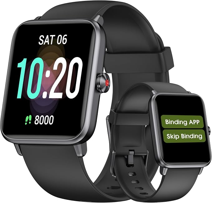 Pedometer Watch Senior Friendly No App/Phone Required,Waterproof Fitness Tracker Watch with Heart Rate Sleep Monitor Activity Tracker, Step Counter for Walking, Smart Watches for Women Men