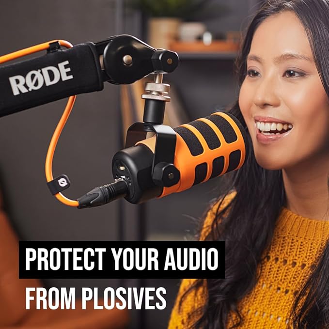 RØDE WS14 Premium Pop Filter for PodMic and PodMic USB (Red)