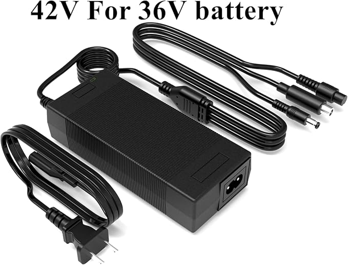 42V 2A Fast Charger for MaxShot Electric Scoote-r – Compatible with MaxShot V1 A1 Electric Smart 36V Battery Adapter Replacement Charger Power Supply Cord