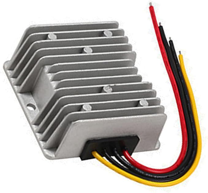 DC Converter Regulator 24V Step Down 12V 15A 180W, Waterproof Voltage Reducer, Adapter Converter Power Supply Module Buck Transformer, for Auto Car Truck Vehicle Boat Golf Cart, Forklifts