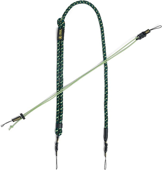 Nocs Provisions NocLoc Approach Neck Strap for Binocular/Camera Carry Accessory for Active Hiking & Sightseeing - Backwoods Green