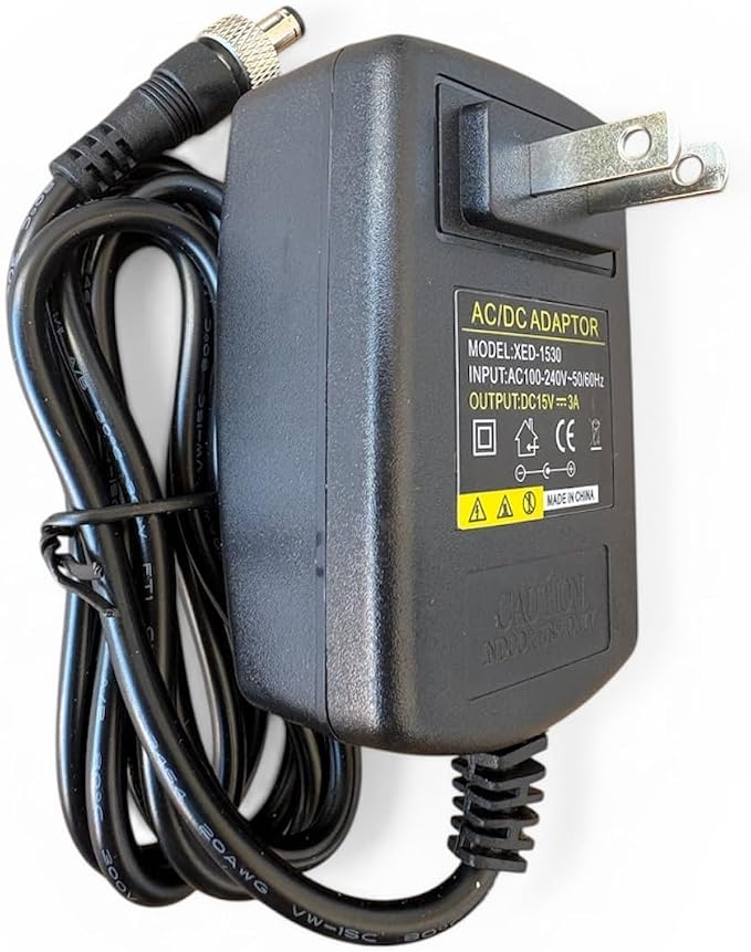AC Adapter Compatible with TASCAM PS-M1524A Power Supply for TASCAM Model 12 Mixer Recorder Controller