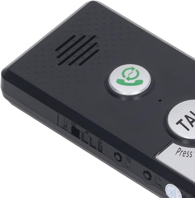 Voice 2Way Intercom Doorbell, Two Way Portable Walkie Talkie Operating at 1000m, Handheld Intercom System, Home Room to Room Communication System for Home Office