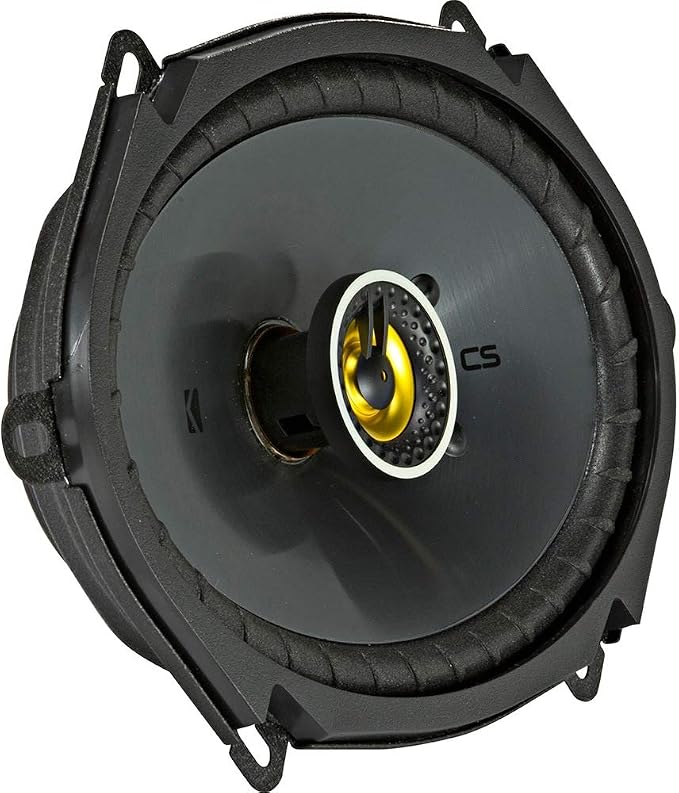 KICKER CS Series CSC68 6 x 8 Inch Car Audio System Speaker, Black (2 Pack)