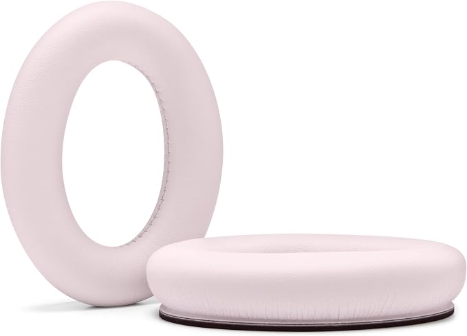 WC PadZ QC45 - Earpads for Bose QuietComfort 45 / QuietComfort Se/QuietComfort Wireless, Made by Wicked Cushions | Extra Thick Cushion | Premium Durable Stitching | Petal Pink