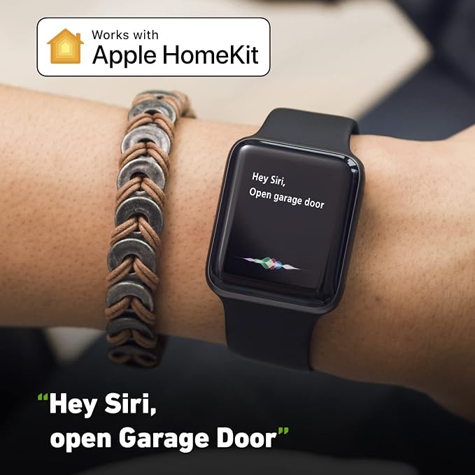 ismartgate LITE Smart Garage Door Opener Remote, APP Control, Compatible with Apple Homekit, Amazon Alexa, Google Assistant, IFTTT, Compatible with All Garage doors. Wireless sensor included.