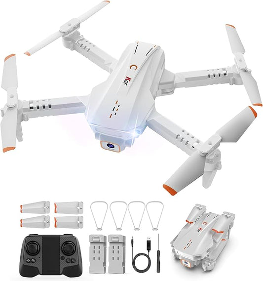 Mini Drone for Kids,Drones with Camera for Adults,Kids Drone with Gesture Control, One Key Start/Land, 3D Flips, Waypoints Fly, Headless Mode, 1080P HD FPV Foldable RC Quadcopter Toys Gifts for Boys