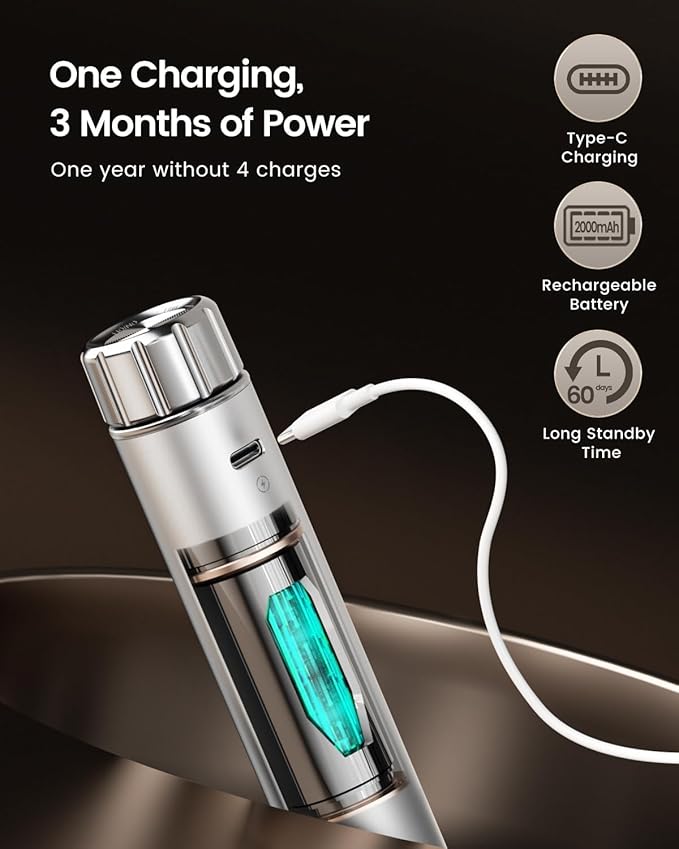 Maestri House LunaFro Max Handheld Electric Foam Maker Silver +Matcha