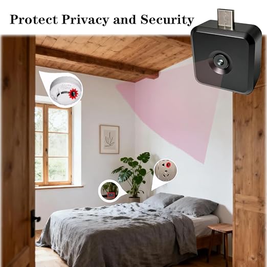 HT9606-HK Mobile Thermal Imager, 96×96 UHD Infrared, ±2°C Precision, Supports Android, high Cost-Performance Thermal Imaging Camera | Ideal for home energy leak detection, car diagnostics, HVAC inspection, electrical troubleshooting & DIY repairs