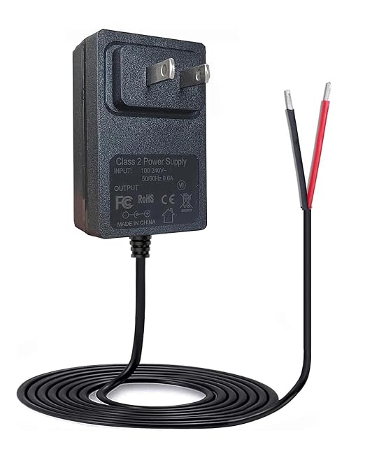 19V Adapter Power Cord Power Supply Plug for MKS-1902000H, MM271W, MM371W, MM571W, MM572W Transformer,Compatible with Mighty Mule RP1010 Power Supply Wall Adapter Charger