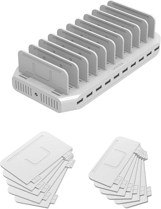 【Bundle】 Unitek 10-Port USB Charger for Multiple Device and 11 Detachable Dividers