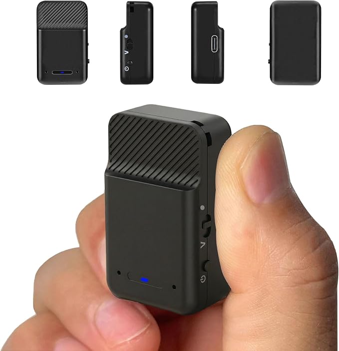 64GB Thumb-Sized Voice Recorder - Mini & Hidden Recording Device, 600mAh Battery (30 Days Standby), Voice Activated Recorder with Noise Reduction for Meetings, Lectures, Interviews