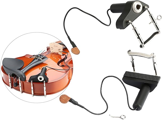 Professional Violin Viola Pickup Acoustic Sound Violin Bridge Pickup Adjusting Placement Electronic Organ Pickup