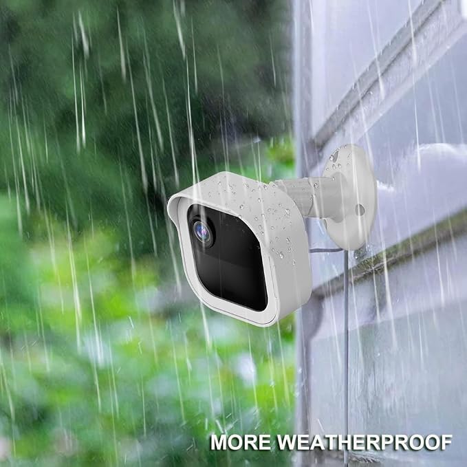 All-New Blink Outdoor Camera Wall Mount, 360° Adjustable Mount and Weather Proof Protective Housing with Blink Sync Module Outlet Mount for Blink Outdoor 4/2K+/3rd Gen Camera System (White, 5 Pack)